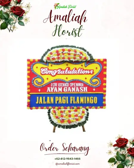 Sewa Papan Bunga Air Salek